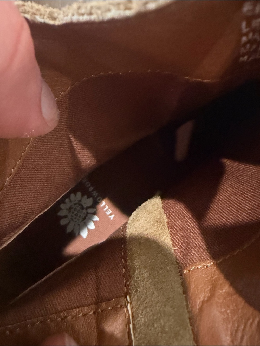 Yellow Box Suede Ankle Booties in Camel Brown - Picture 6 of 6